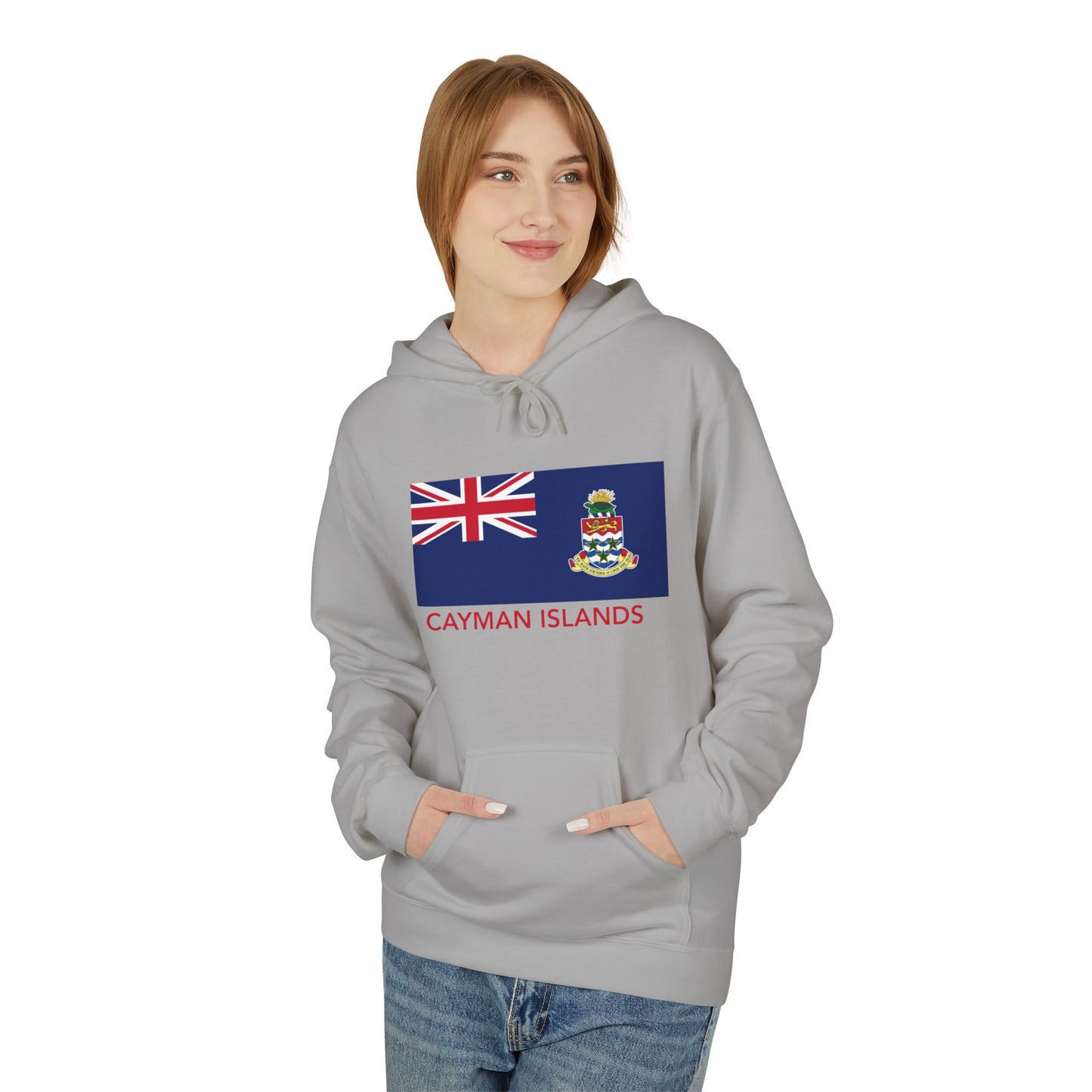 Cayman Island Flag Softstyle Fleece Hoodie