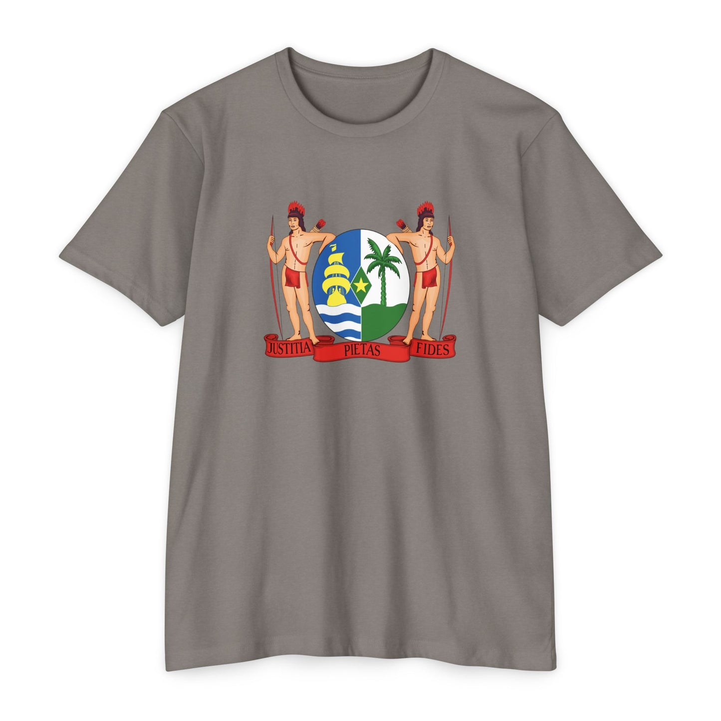 Suriname Coat of Arm Unisex CVC Jersey T-shirt
