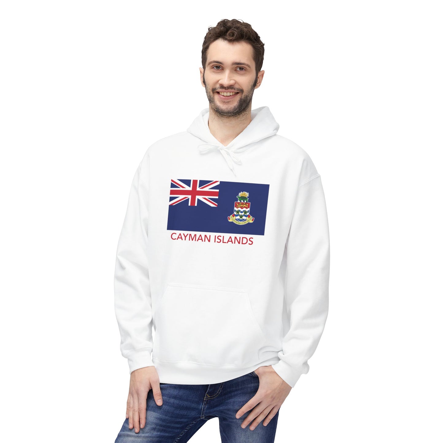 Cayman Island Flag Softstyle Fleece Hoodie