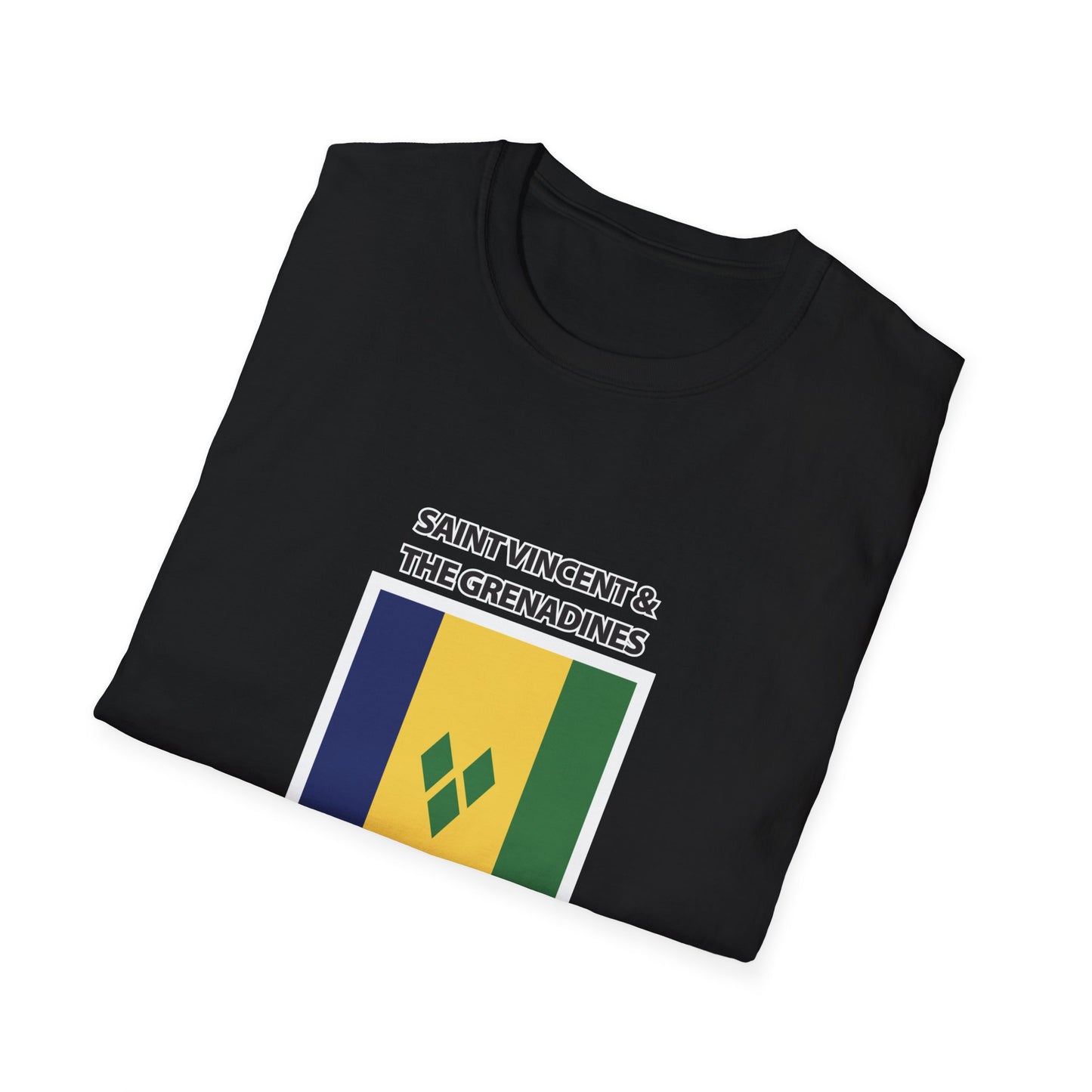 Saint Vincent and the Grenadines Flag Unisex Softstyle T-Shirt