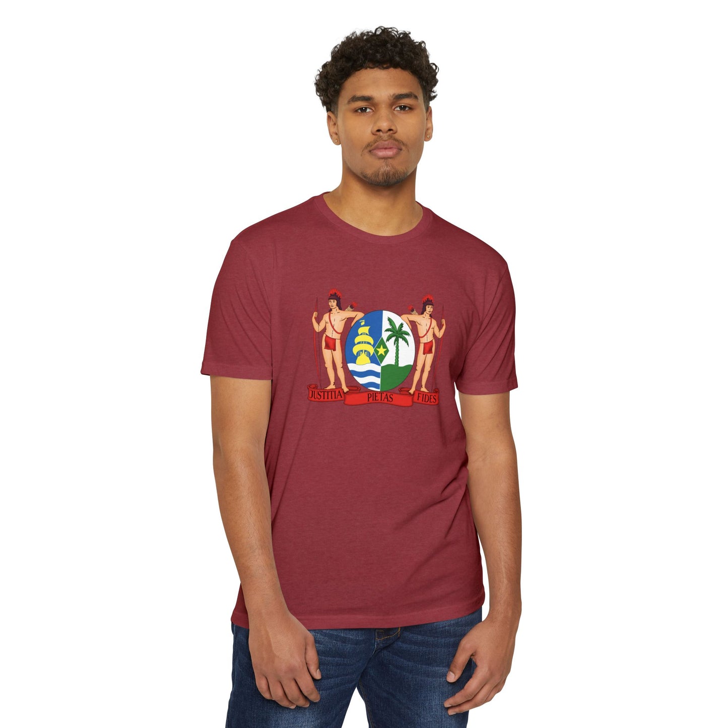 Suriname Coat of Arm Unisex CVC Jersey T-shirt