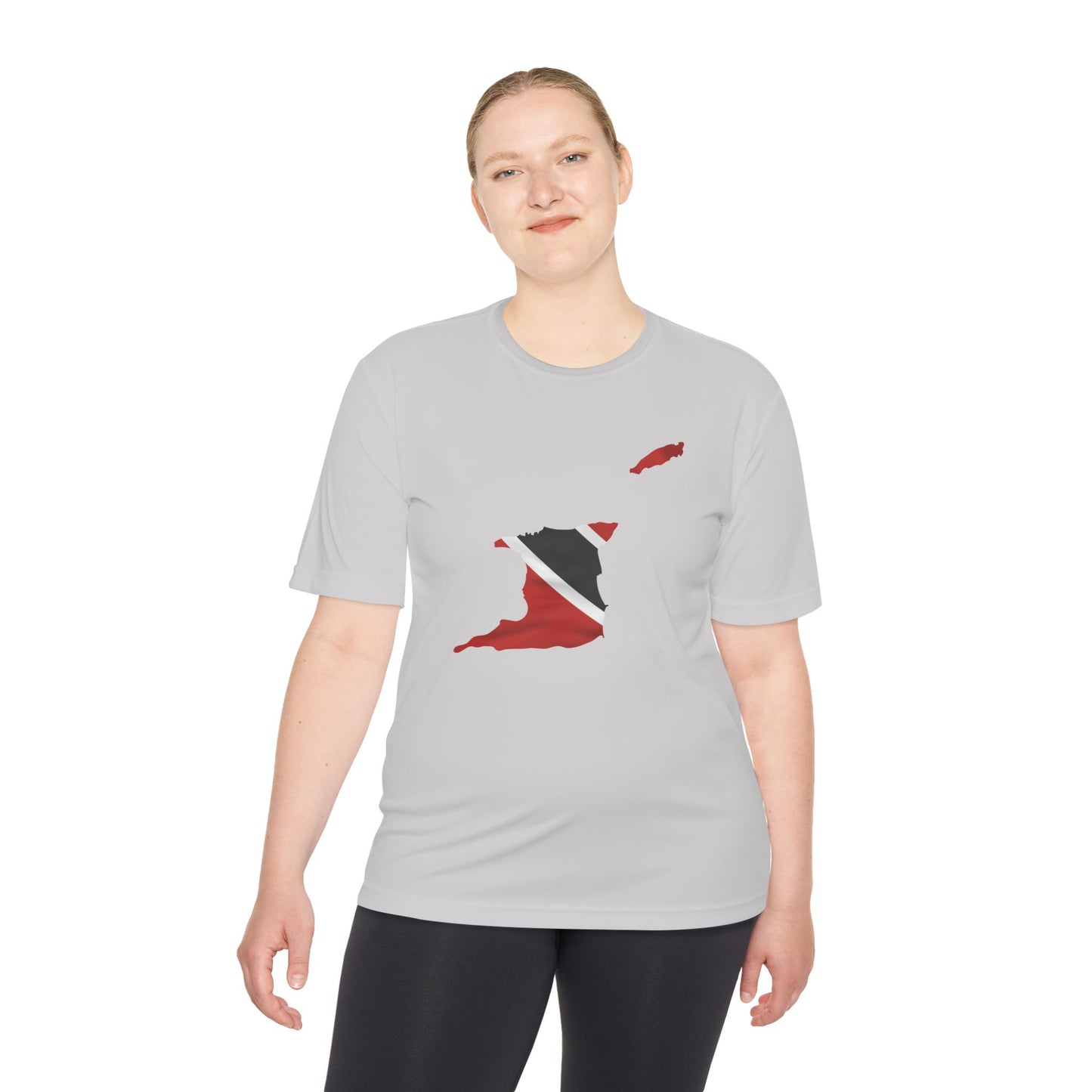 Trinidad and Tobago Map Unisex Moisture T-Shirt