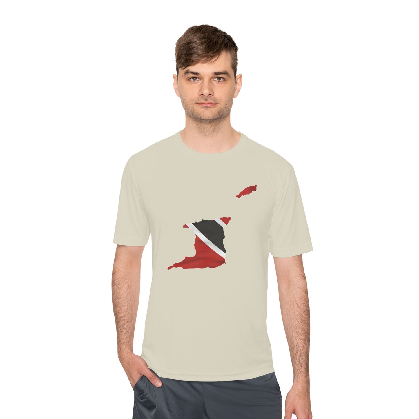 Trinidad and Tobago Map Unisex Moisture T-Shirt