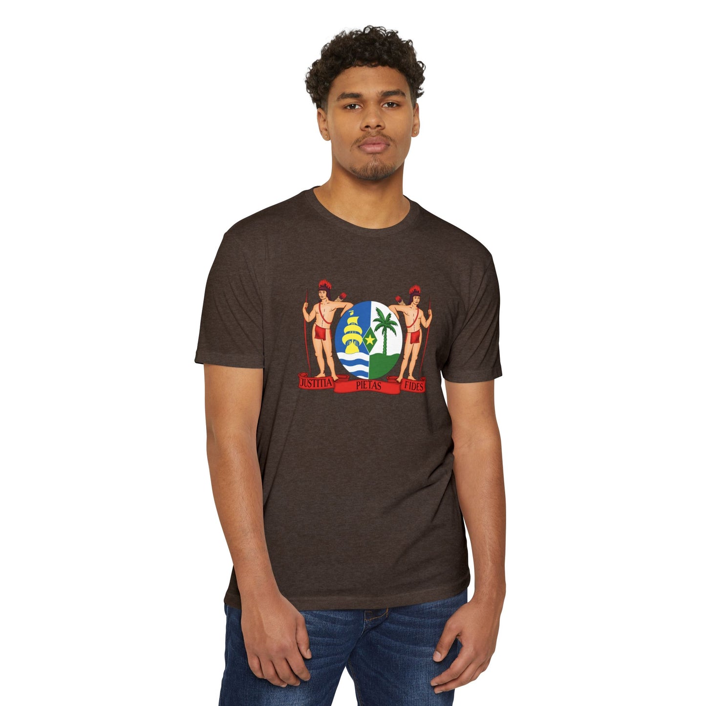 Suriname Coat of Arm Unisex CVC Jersey T-shirt