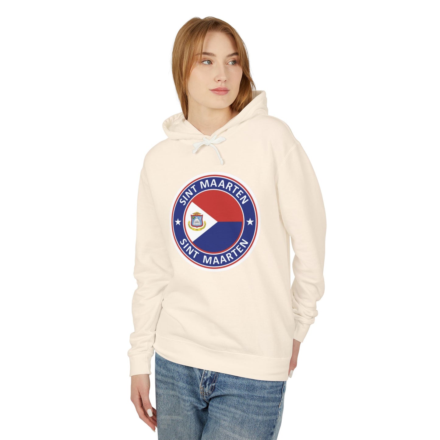Sint Maarten Unisex Lightweight Hooded Sweatshirt