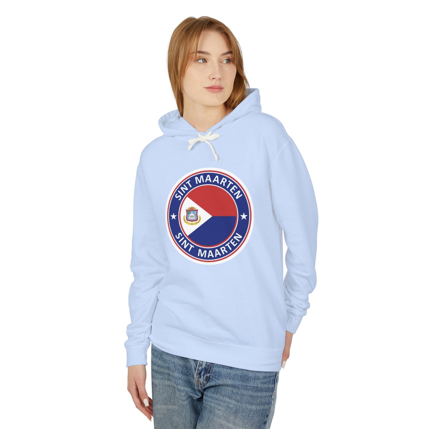 Sint Maarten Unisex Lightweight Hooded Sweatshirt