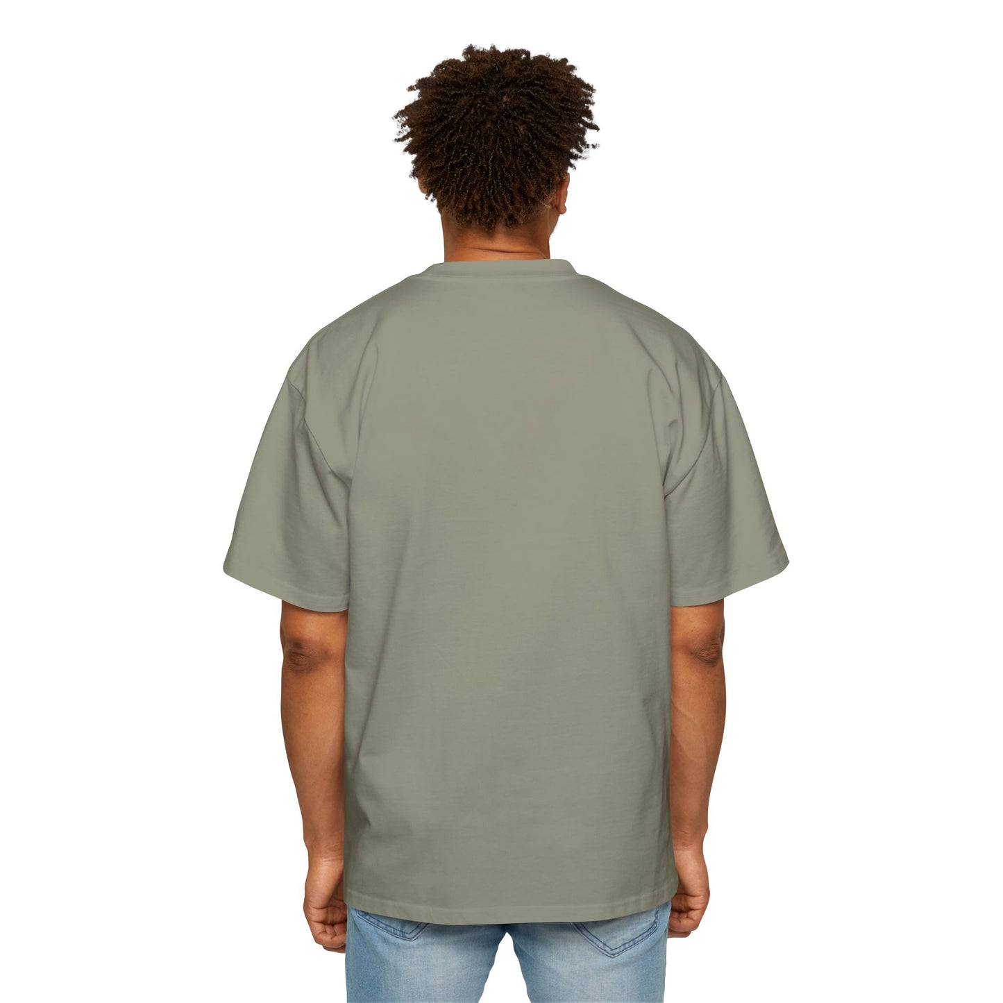 Saint Kitts and Nevis Map Men's Heavy Oversized Tee