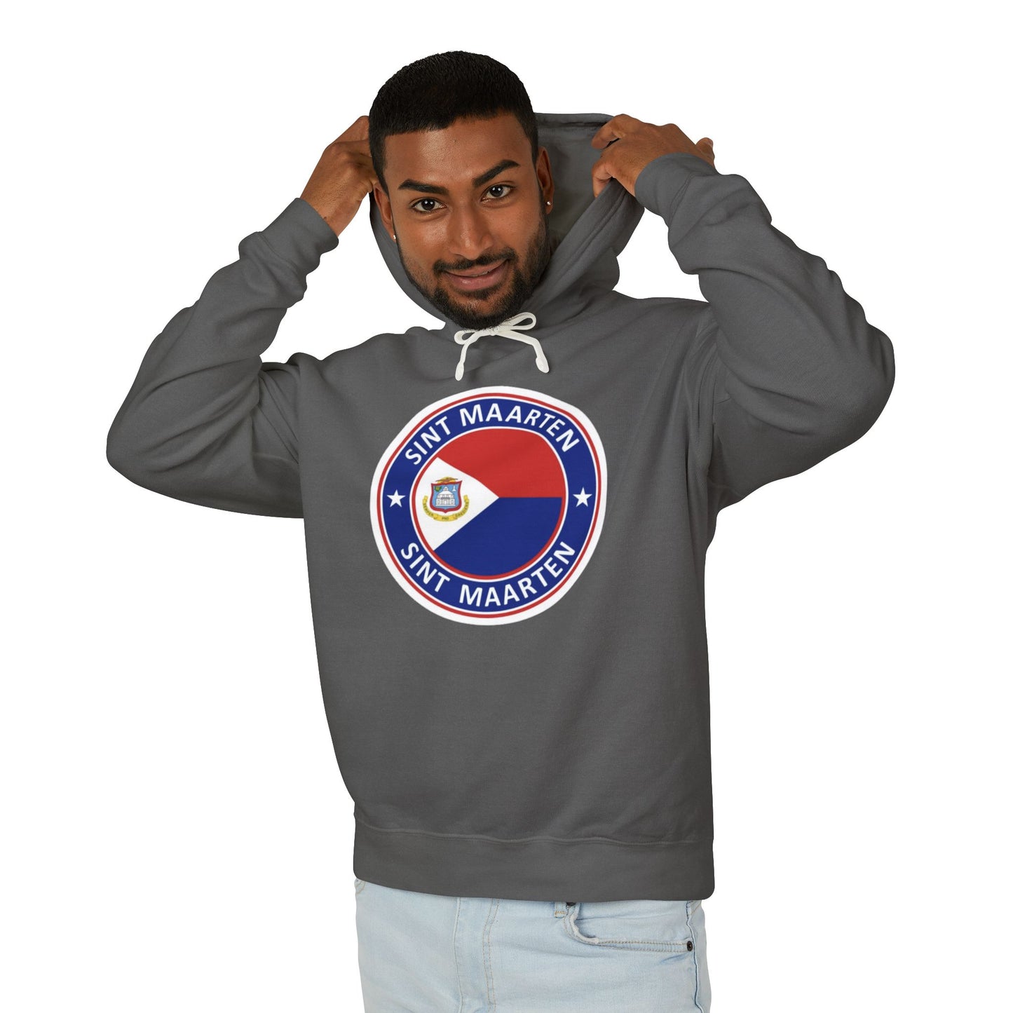 Sint Maarten Unisex Lightweight Hooded Sweatshirt