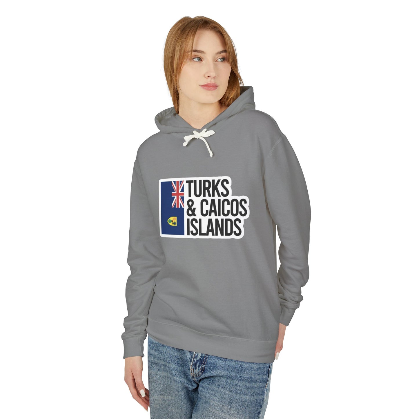 Turks and Caicos Islands Flag Hooded Sweatshirt