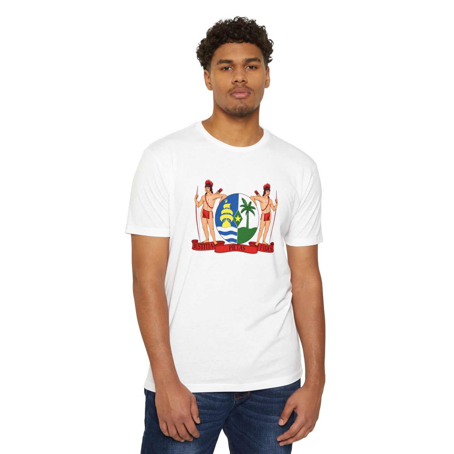 Suriname Coat of Arm Unisex CVC Jersey T-shirt