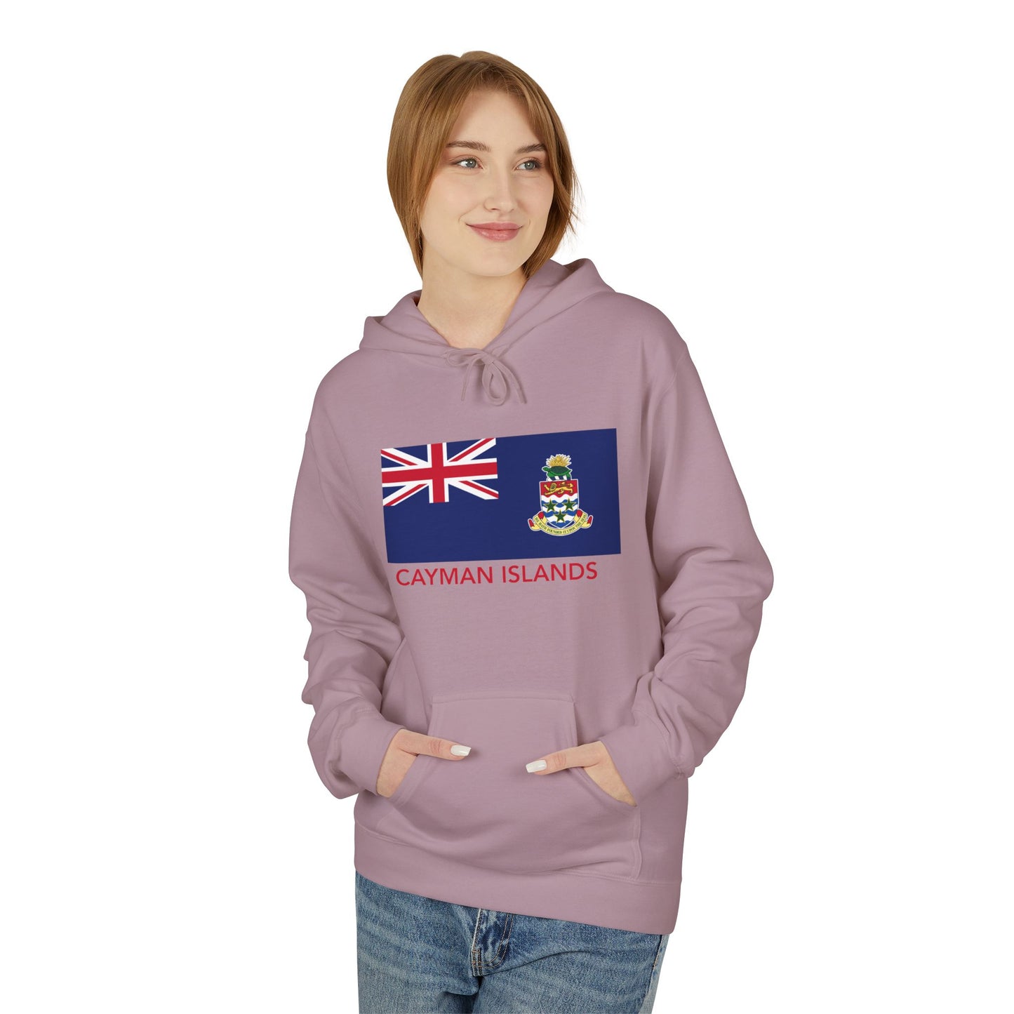 Cayman Island Flag Softstyle Fleece Hoodie