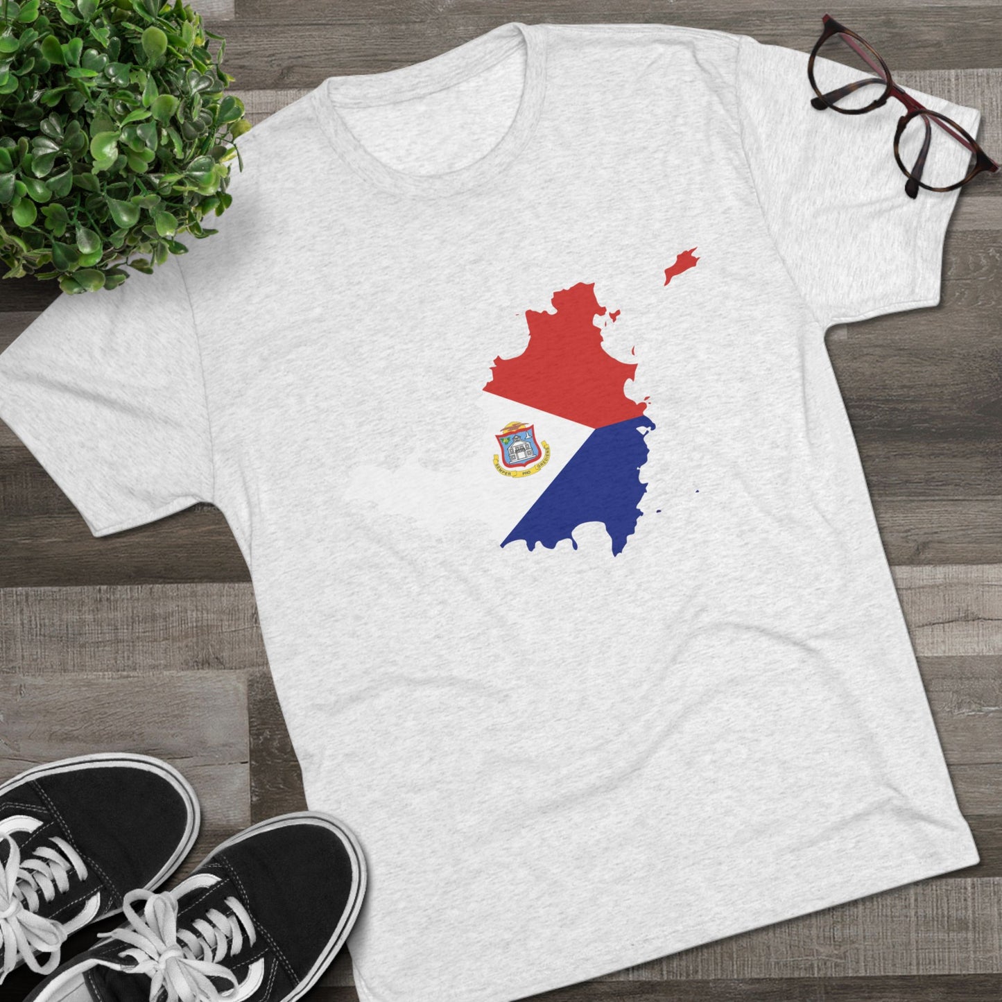 Sint Maarten Tri-Blend Crew T- shirt