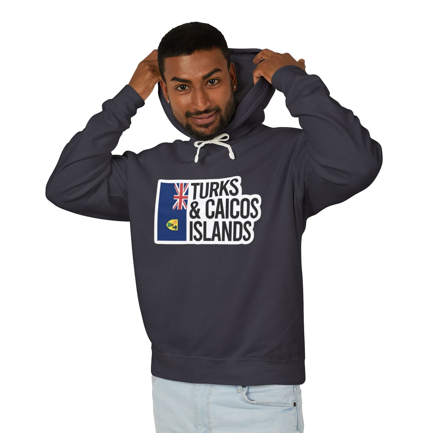 Turks and Caicos Islands Flag Hooded Sweatshirt