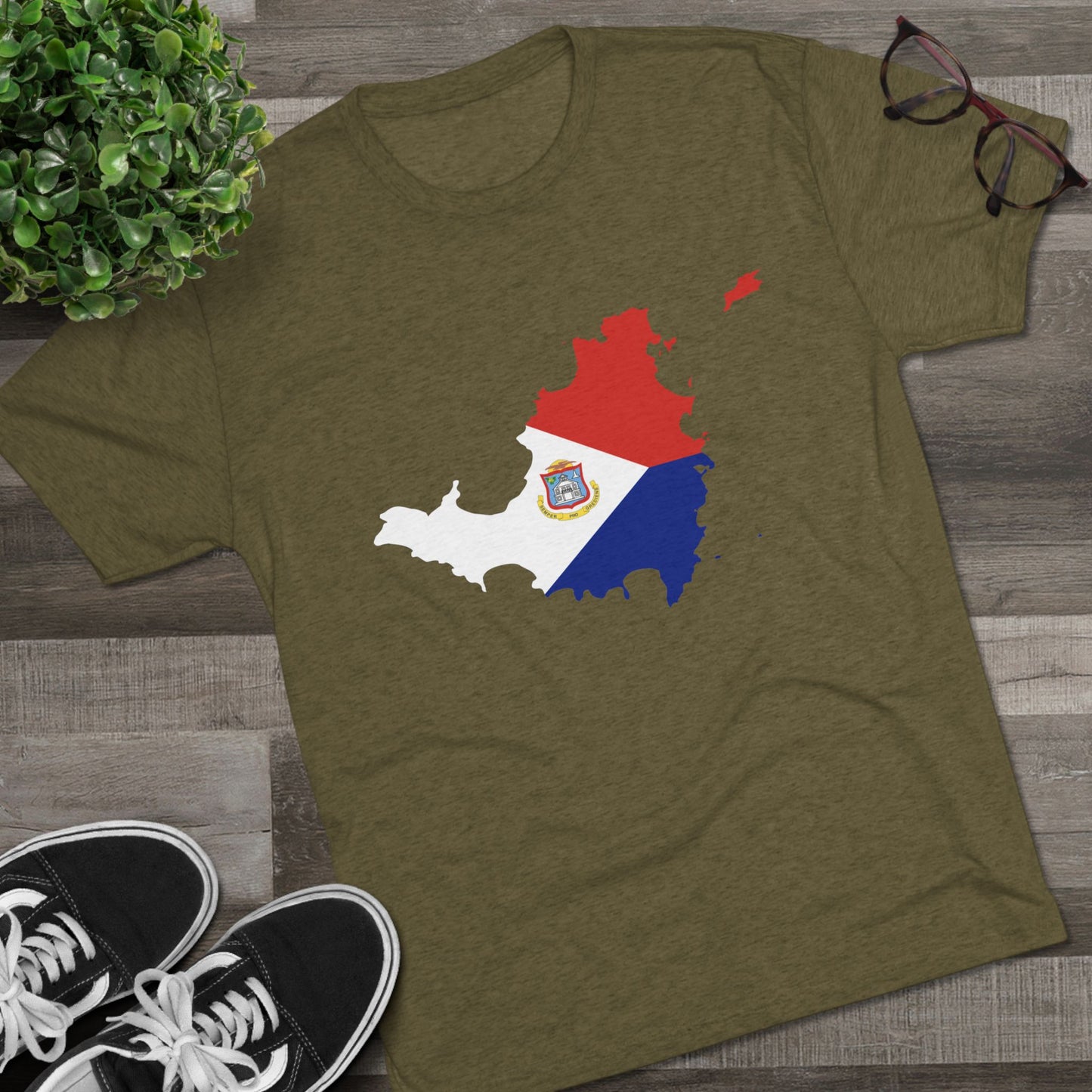 Sint Maarten Tri-Blend Crew T- shirt