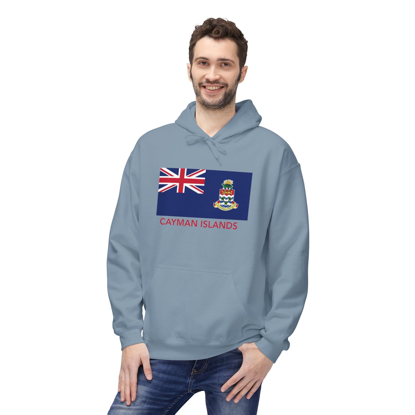 Cayman Island Flag Softstyle Fleece Hoodie