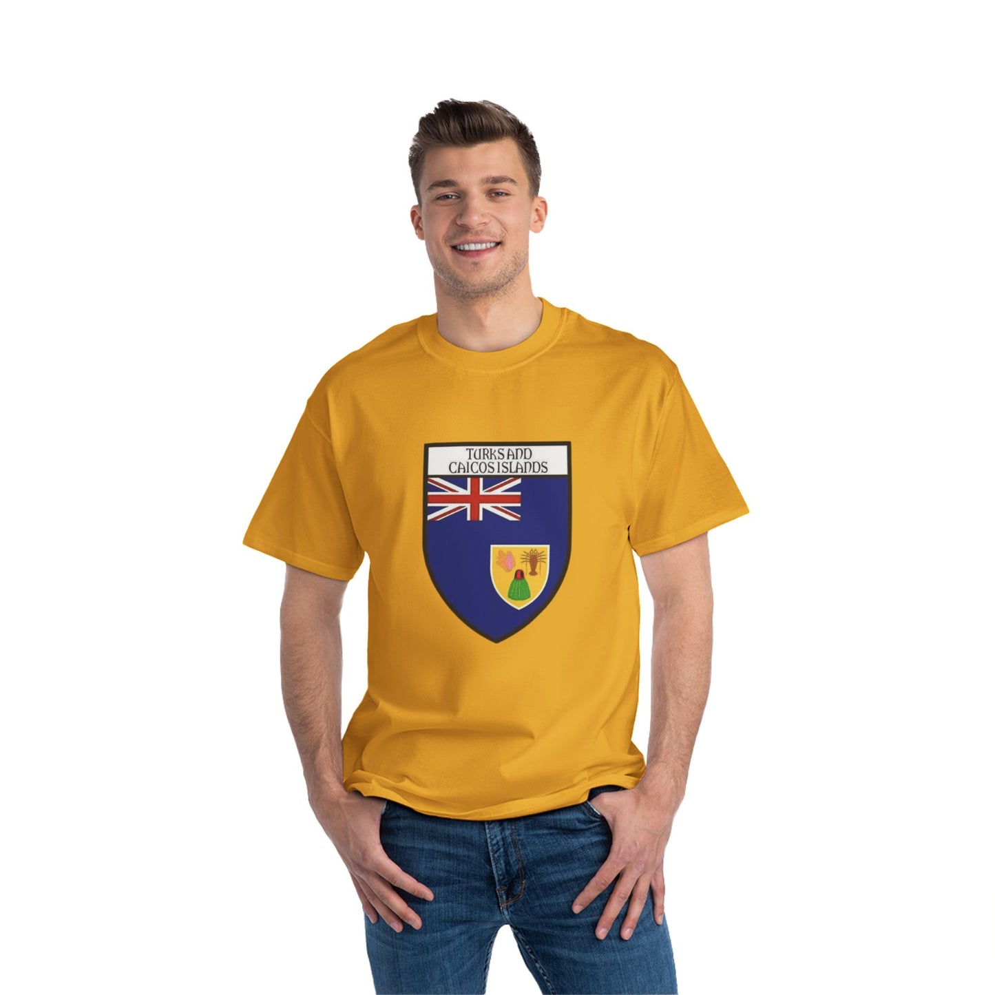 Turks and Caicos Islands flag Short-Sleeve T-Shirt