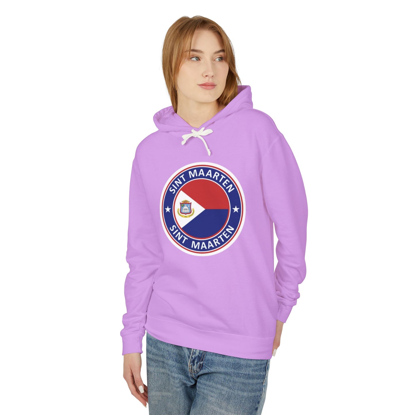Sint Maarten Unisex Lightweight Hooded Sweatshirt