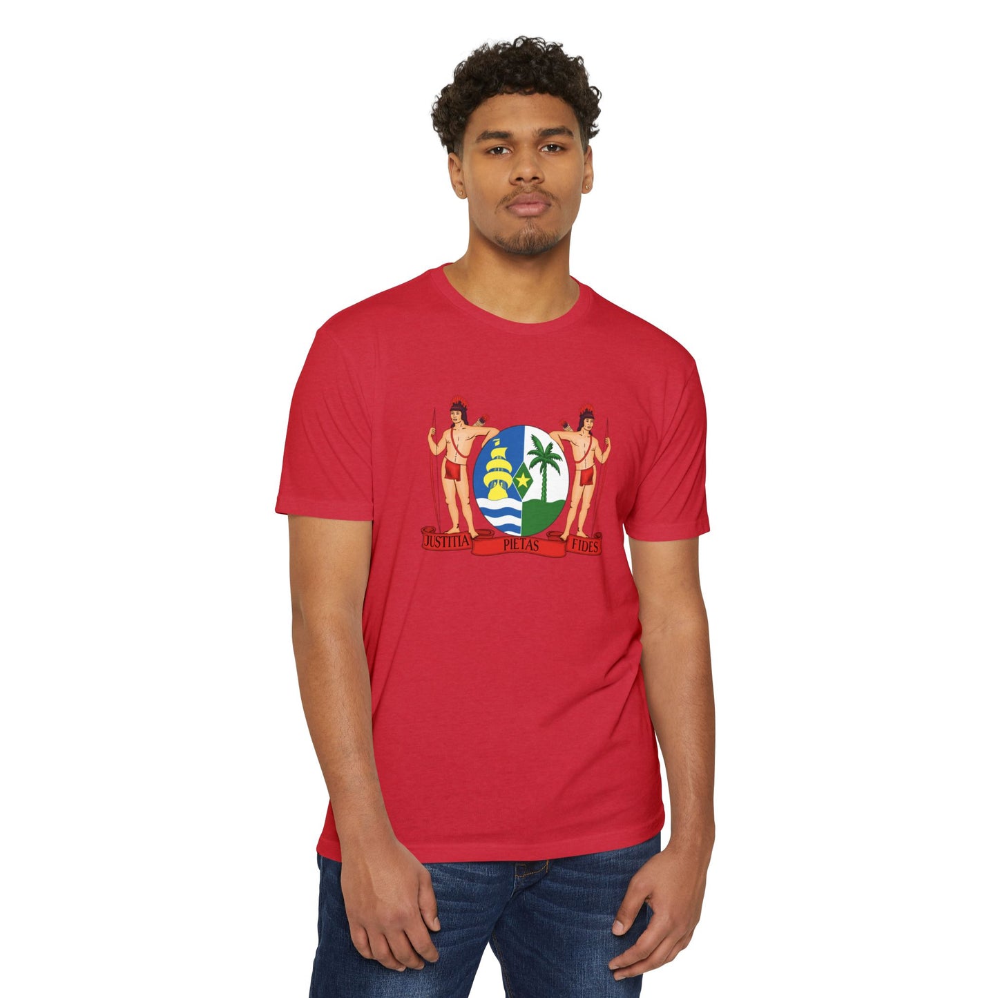 Suriname Coat of Arm Unisex CVC Jersey T-shirt