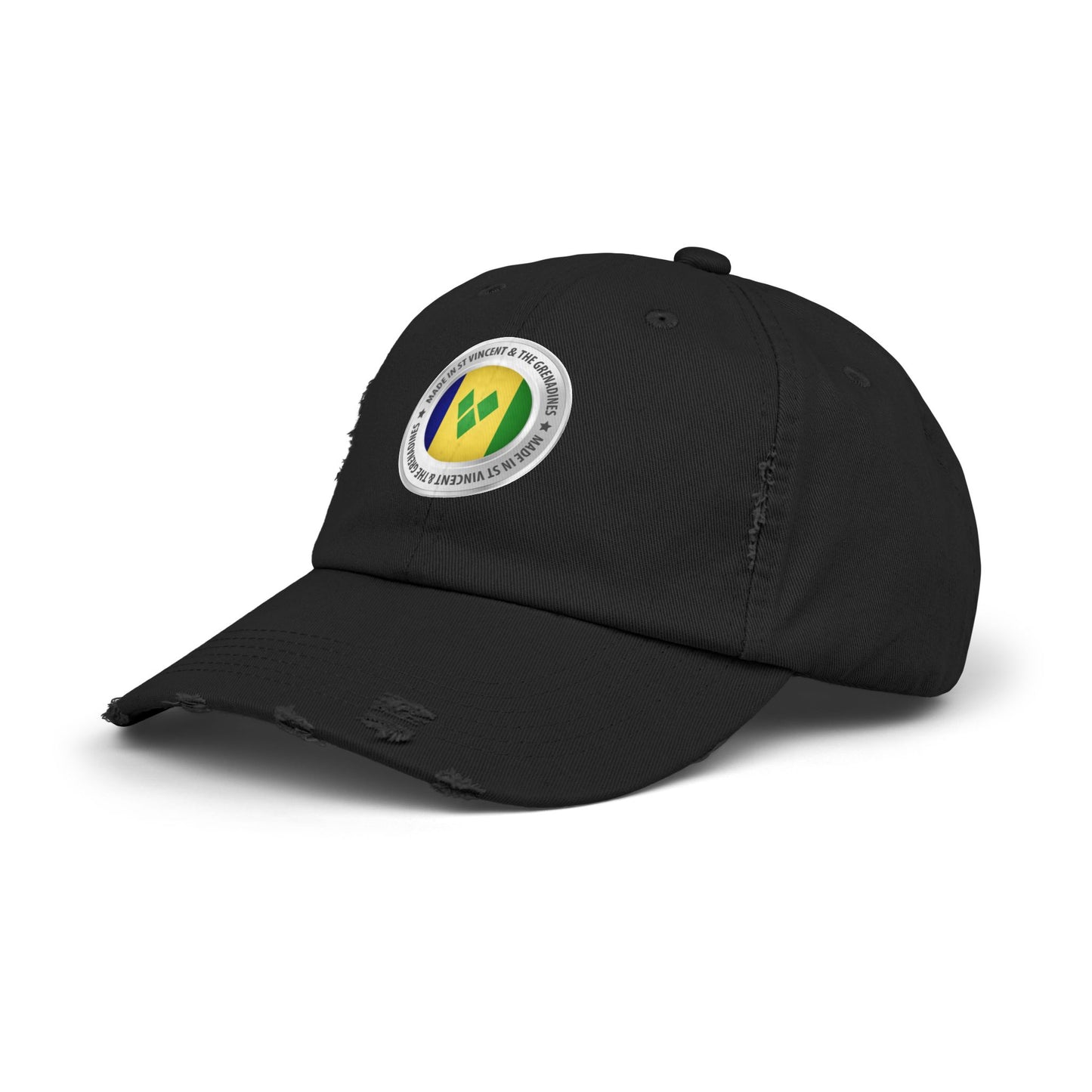 Saint Vincent and the Grenadines Unisex Distressed Cap