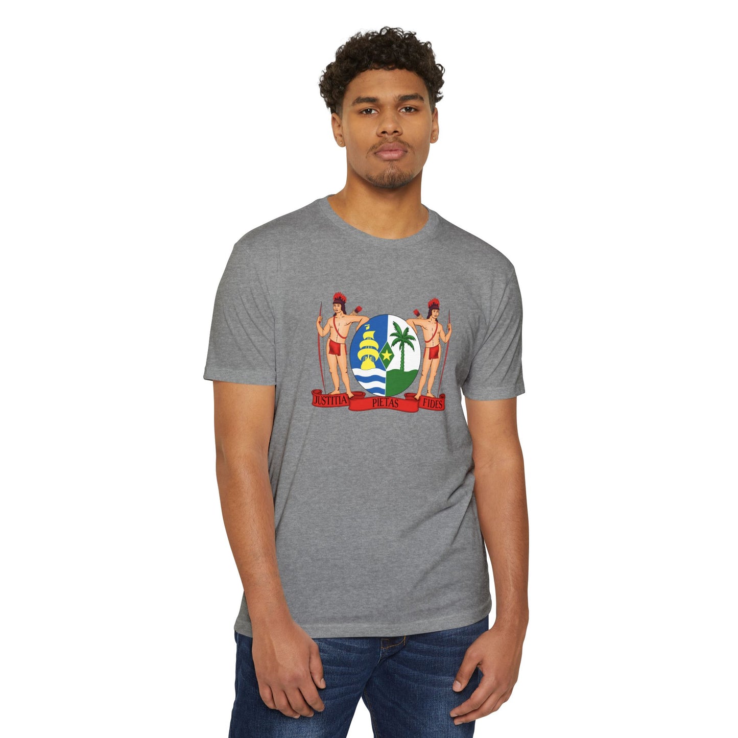 Suriname Coat of Arm Unisex CVC Jersey T-shirt