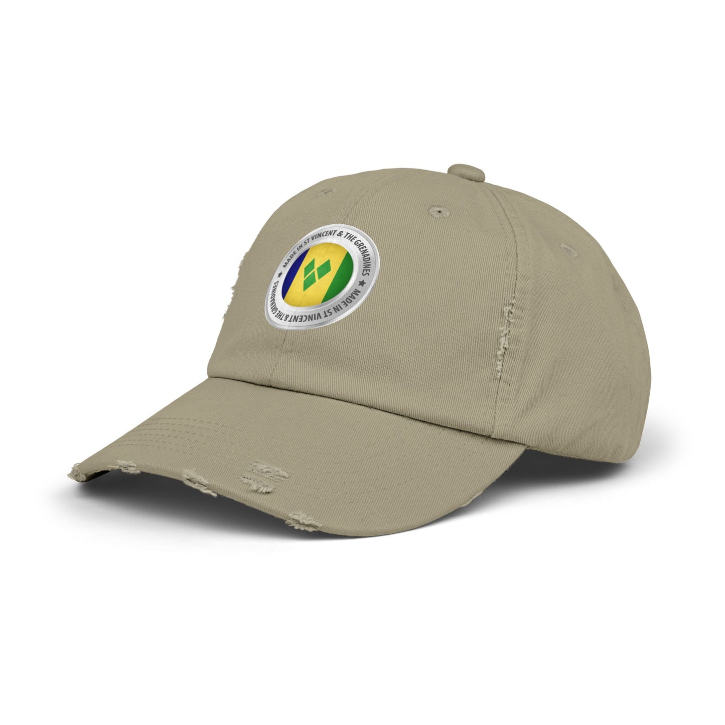 Saint Vincent and the Grenadines Unisex Distressed Cap