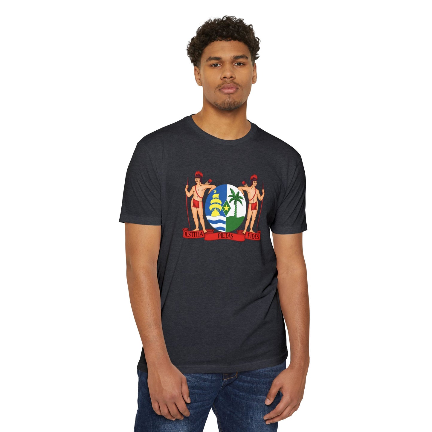 Suriname Coat of Arm Unisex CVC Jersey T-shirt