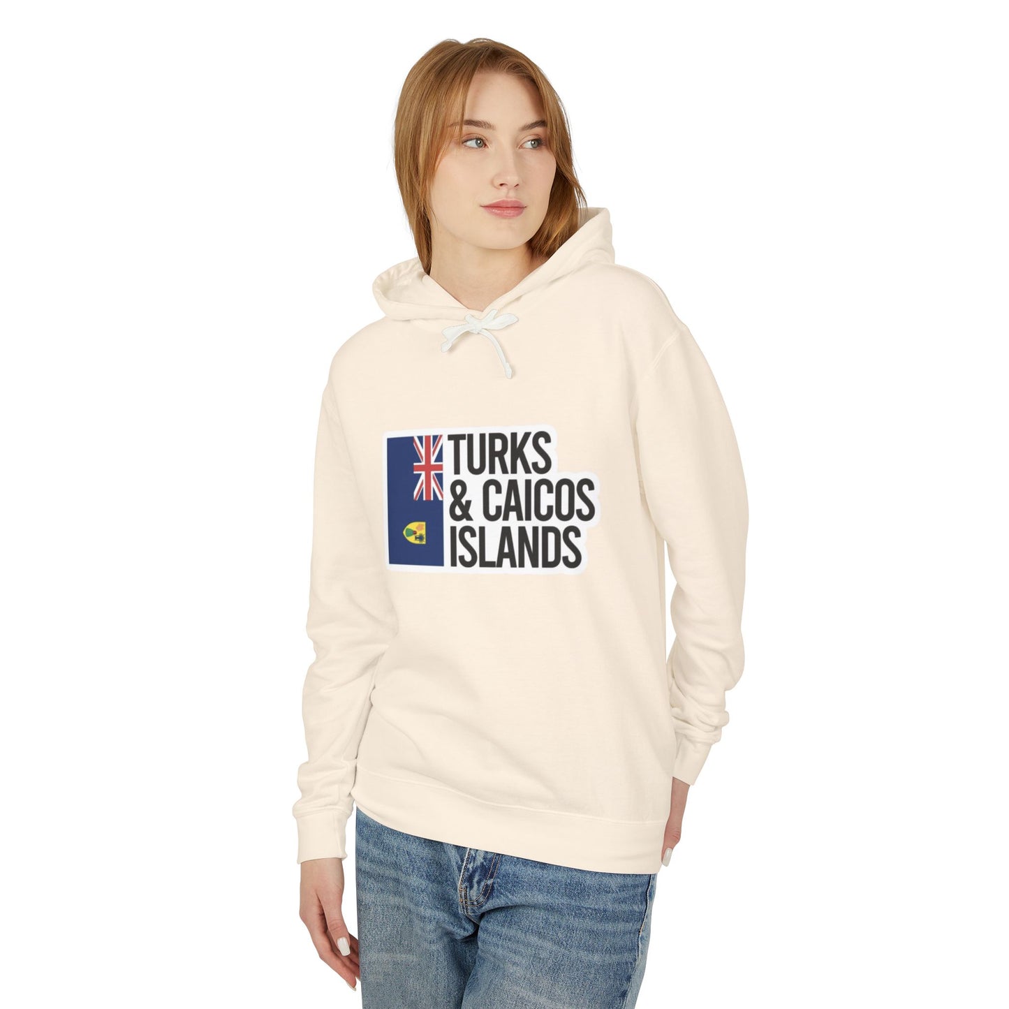 Turks and Caicos Islands Flag Hooded Sweatshirt