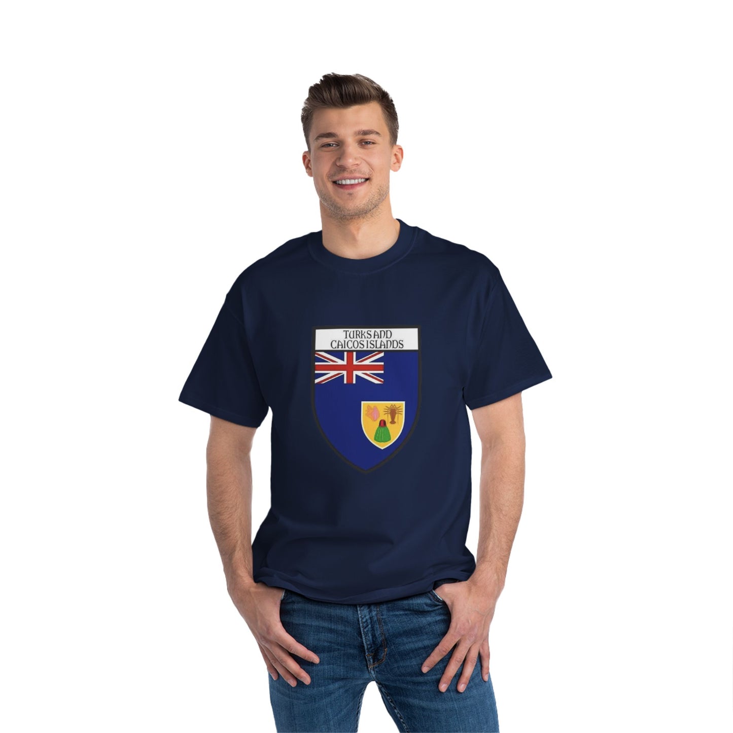 Turks and Caicos Islands flag Short-Sleeve T-Shirt