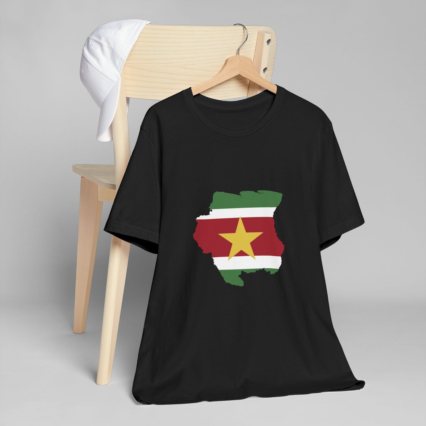 Suriname Map Flag Unisex Jersey T-Shirt