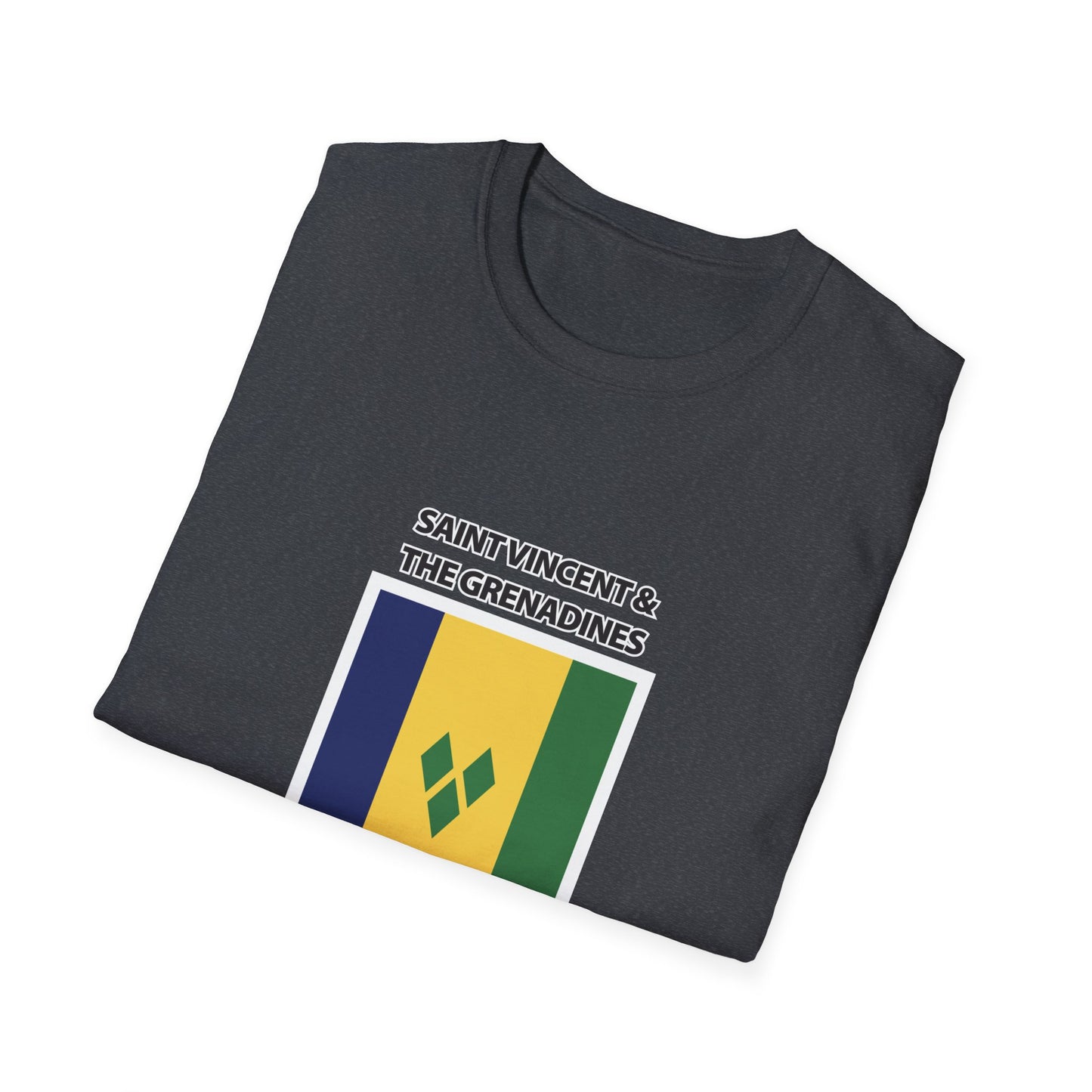 Saint Vincent and the Grenadines Flag Unisex Softstyle T-Shirt
