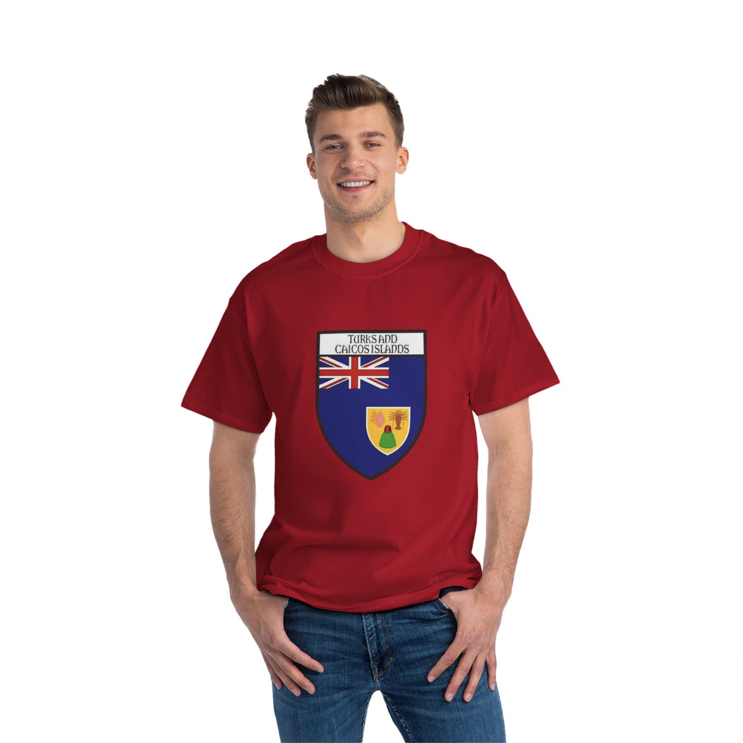 Turks and Caicos Islands flag Short-Sleeve T-Shirt