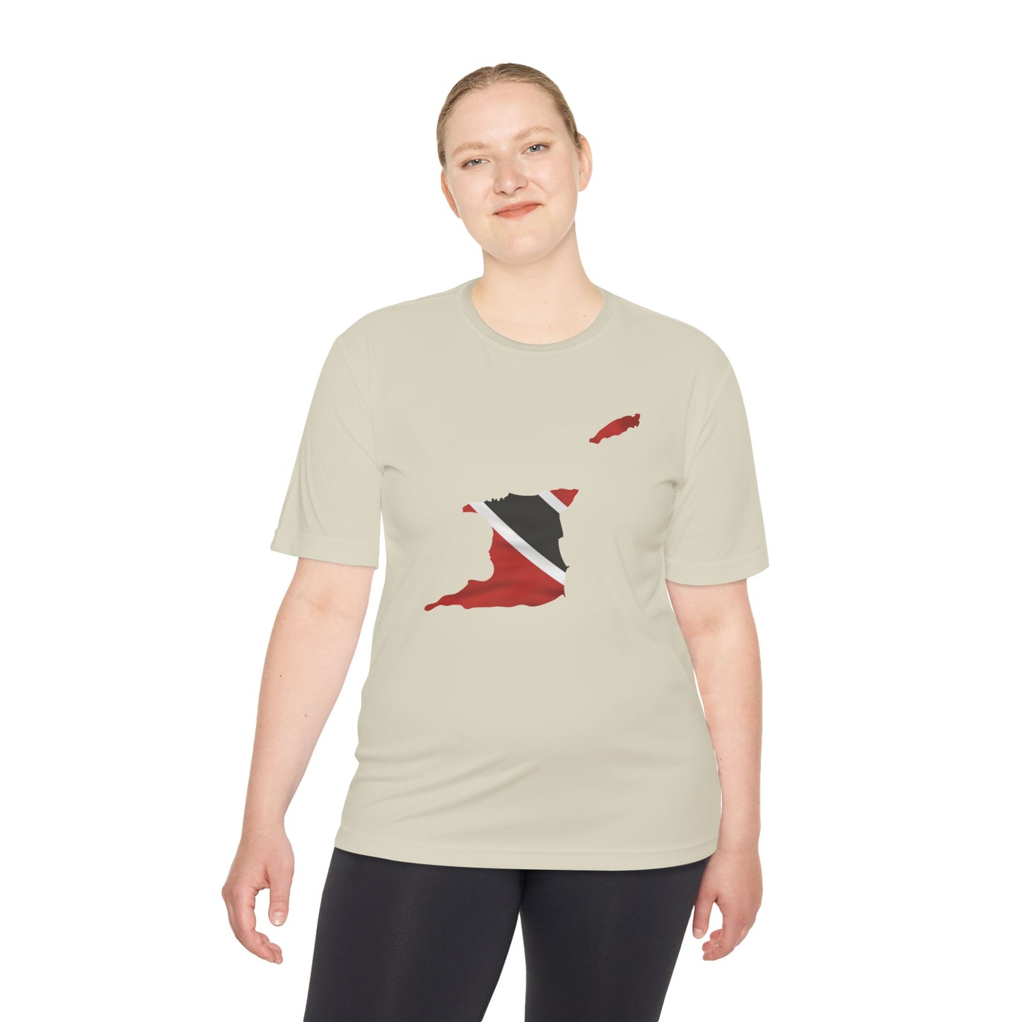 Trinidad and Tobago Map Unisex Moisture T-Shirt