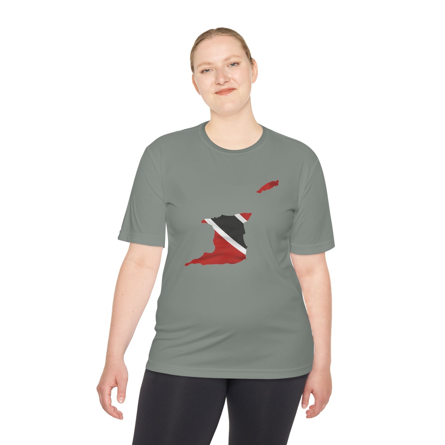 Trinidad and Tobago Map Unisex Moisture T-Shirt