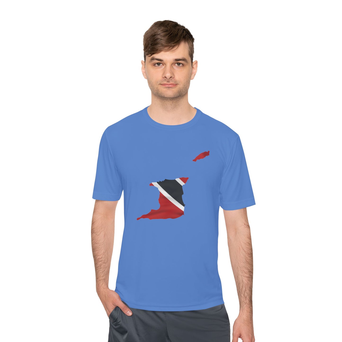 Trinidad and Tobago Map Unisex Moisture T-Shirt