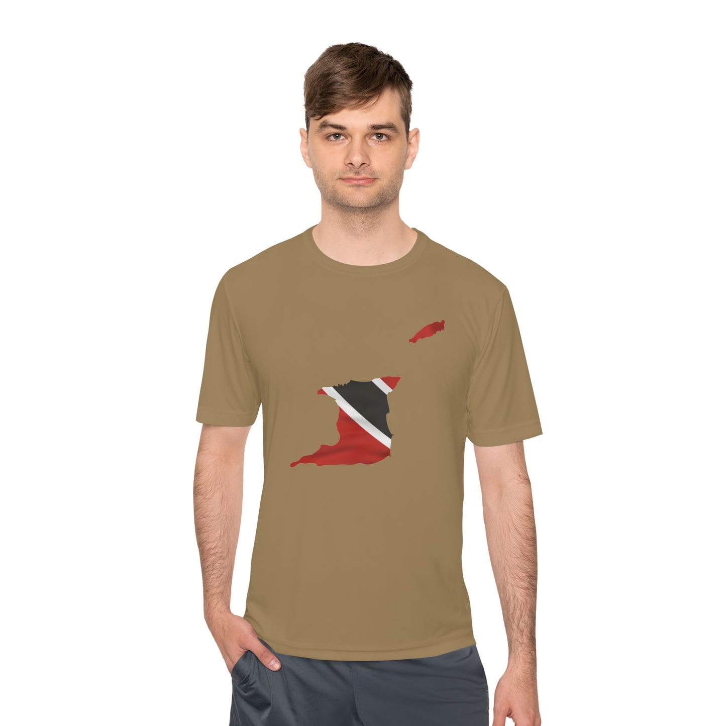 Trinidad and Tobago Map Unisex Moisture T-Shirt