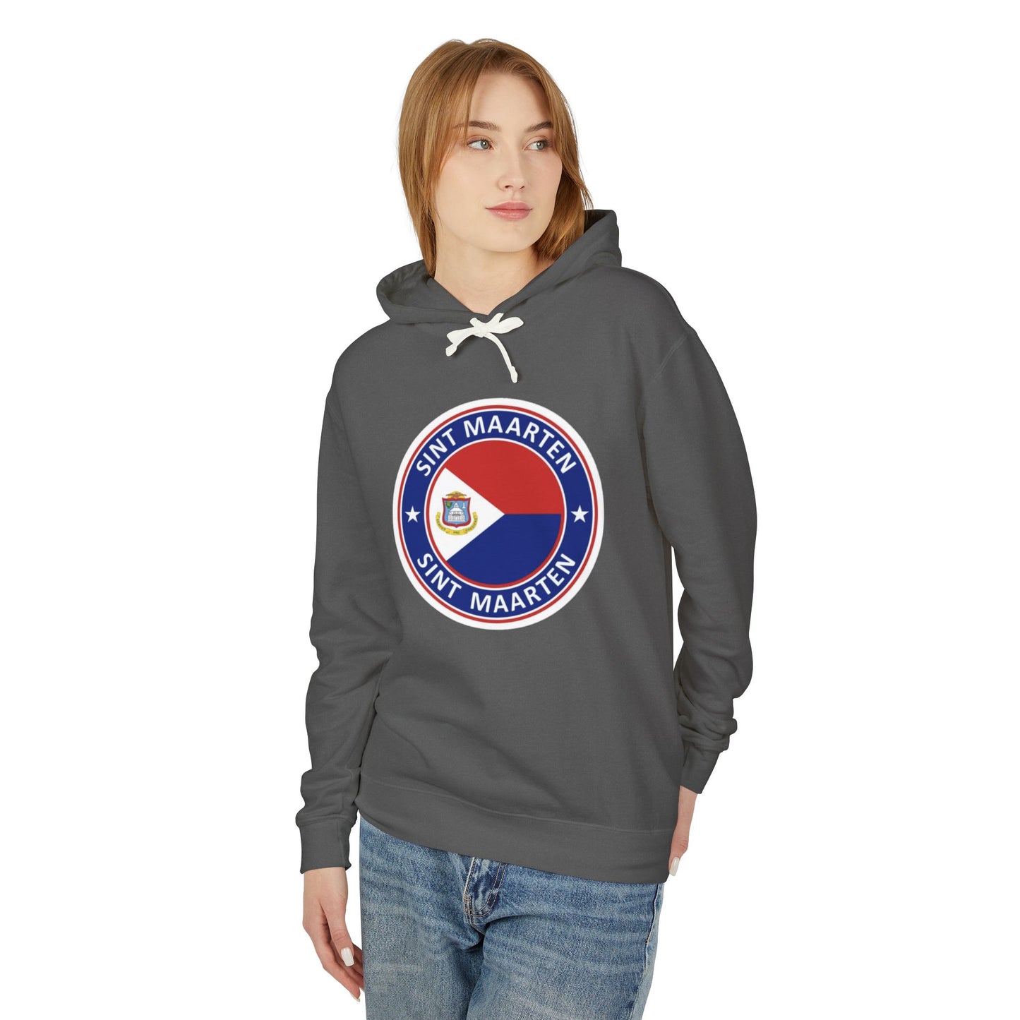 Sint Maarten Unisex Lightweight Hooded Sweatshirt