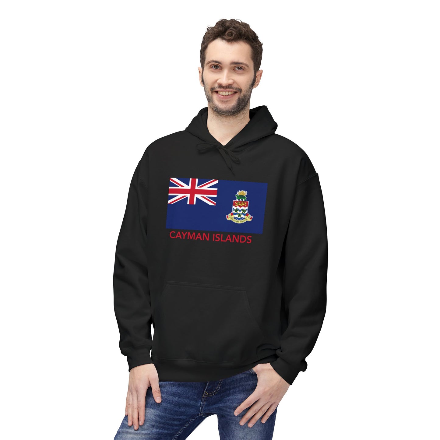 Cayman Island Flag Softstyle Fleece Hoodie