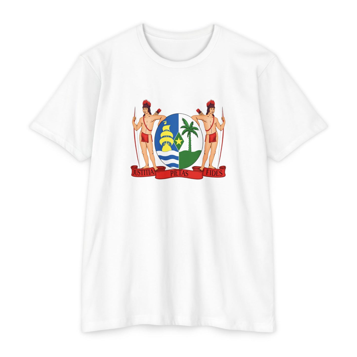 Suriname Coat of Arm Unisex CVC Jersey T-shirt