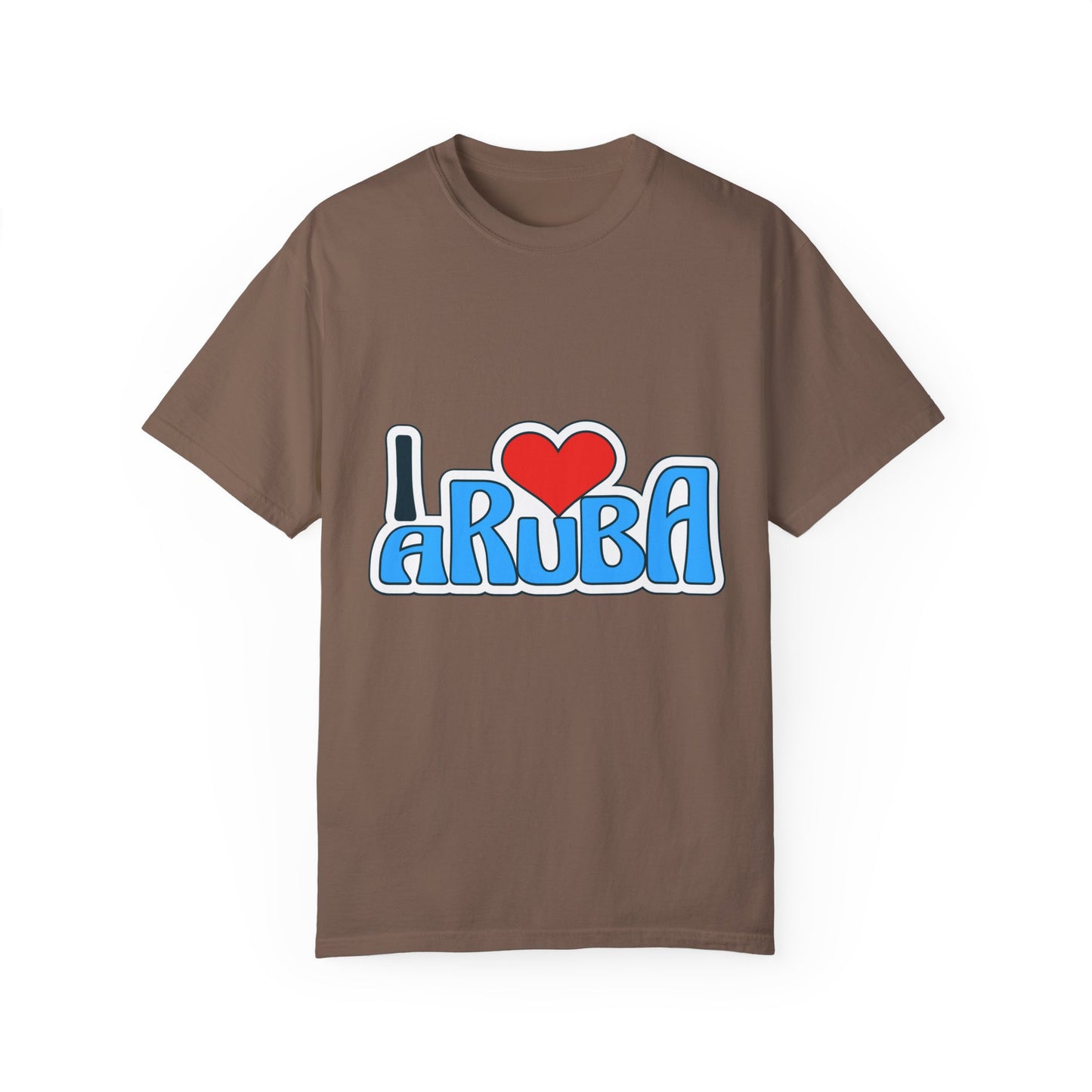 I Love Aruba Unisex Garment-Dyed T-Shirt