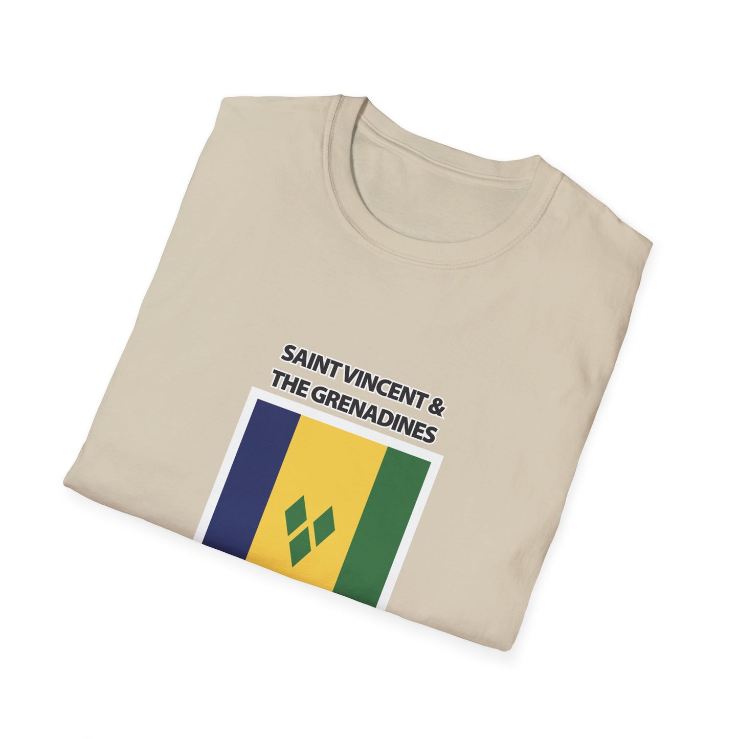 Saint Vincent and the Grenadines Flag Unisex Softstyle T-Shirt