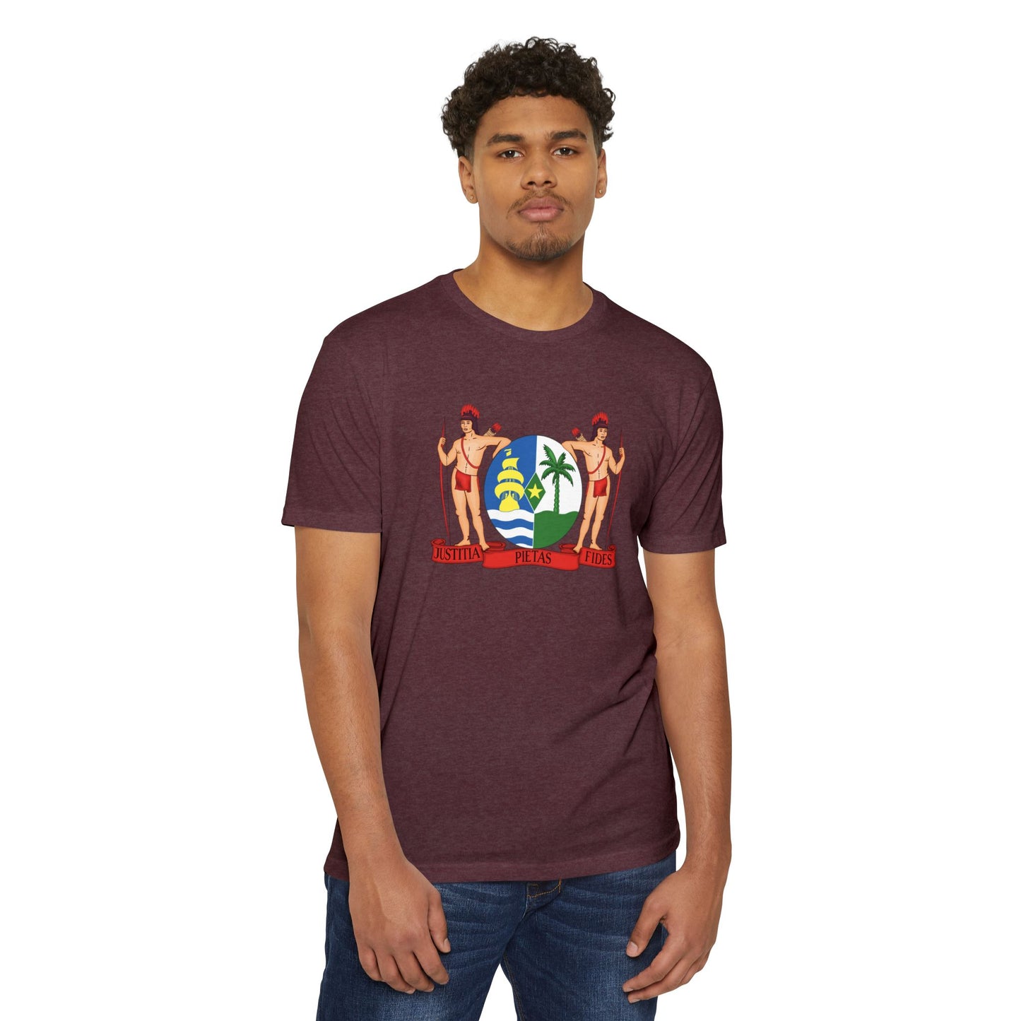 Suriname Coat of Arm Unisex CVC Jersey T-shirt