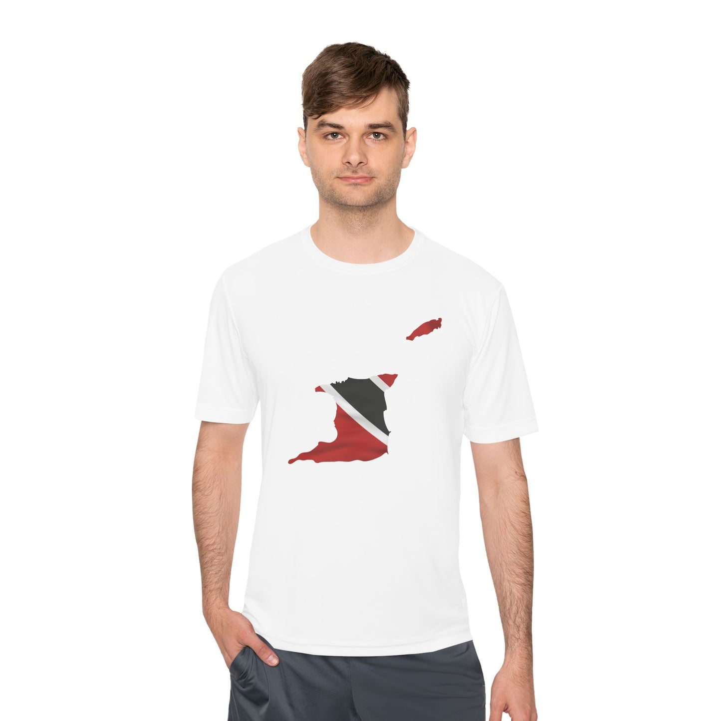Trinidad and Tobago Map Unisex Moisture T-Shirt