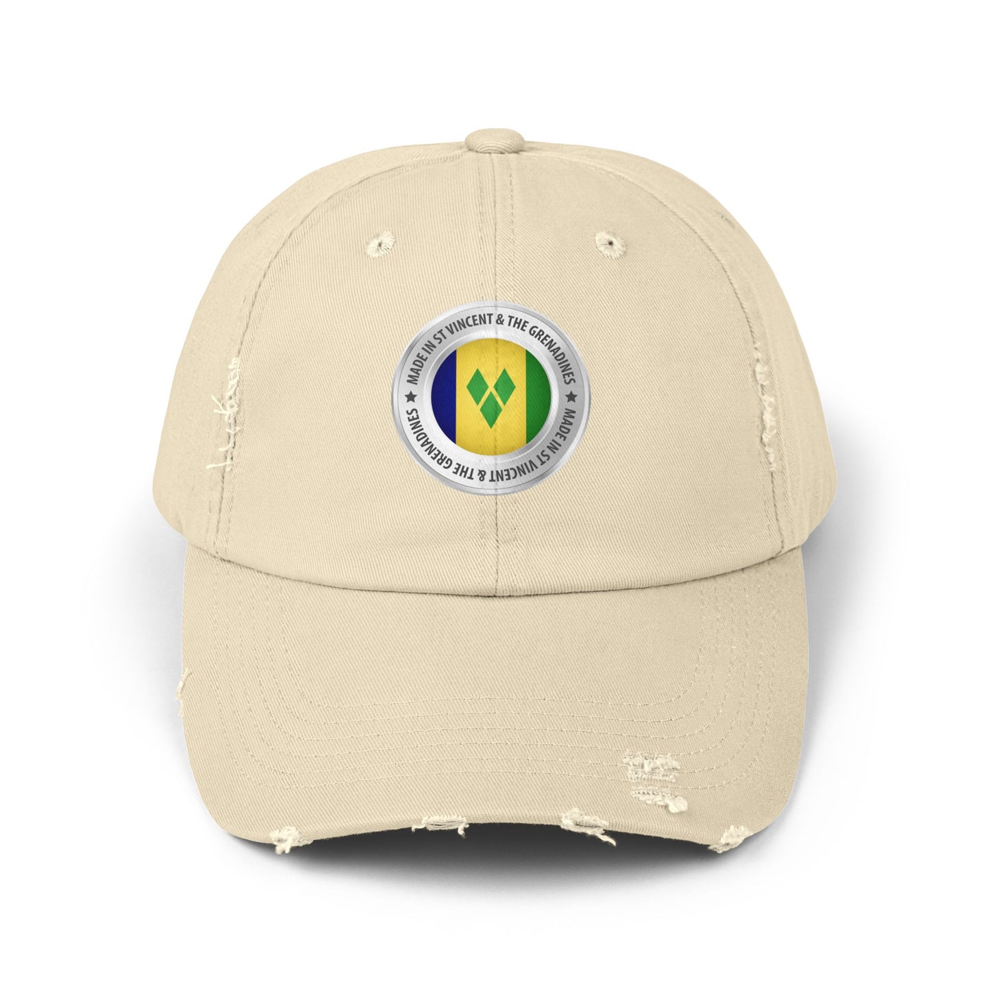 Saint Vincent and the Grenadines Unisex Distressed Cap