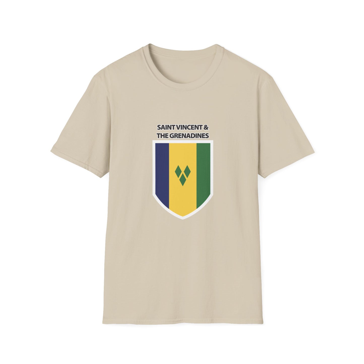 Saint Vincent and the Grenadines Flag Unisex Softstyle T-Shirt