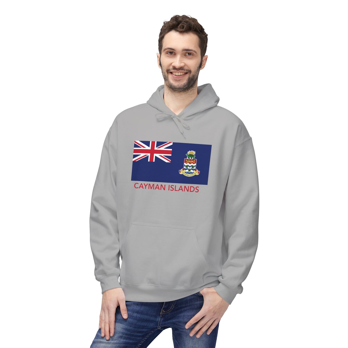 Cayman Island Flag Softstyle Fleece Hoodie