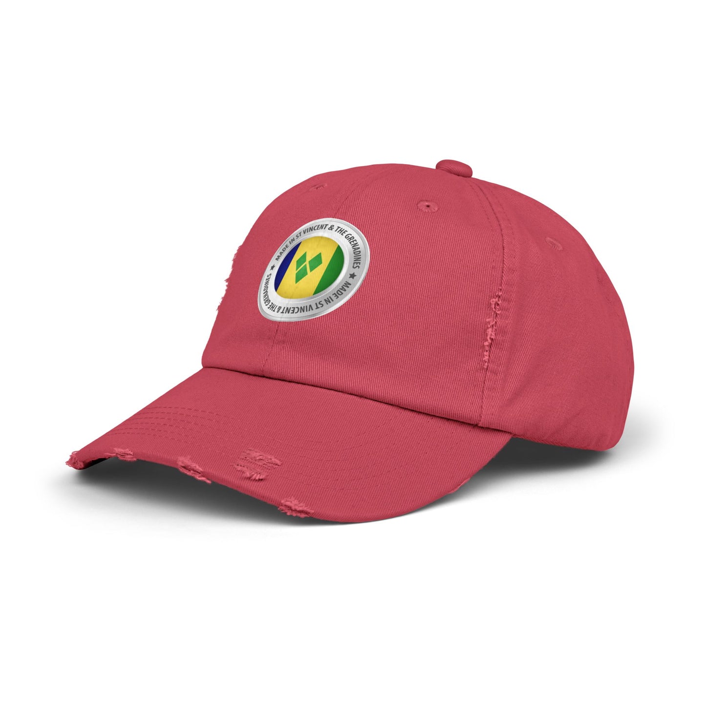 Saint Vincent and the Grenadines Unisex Distressed Cap
