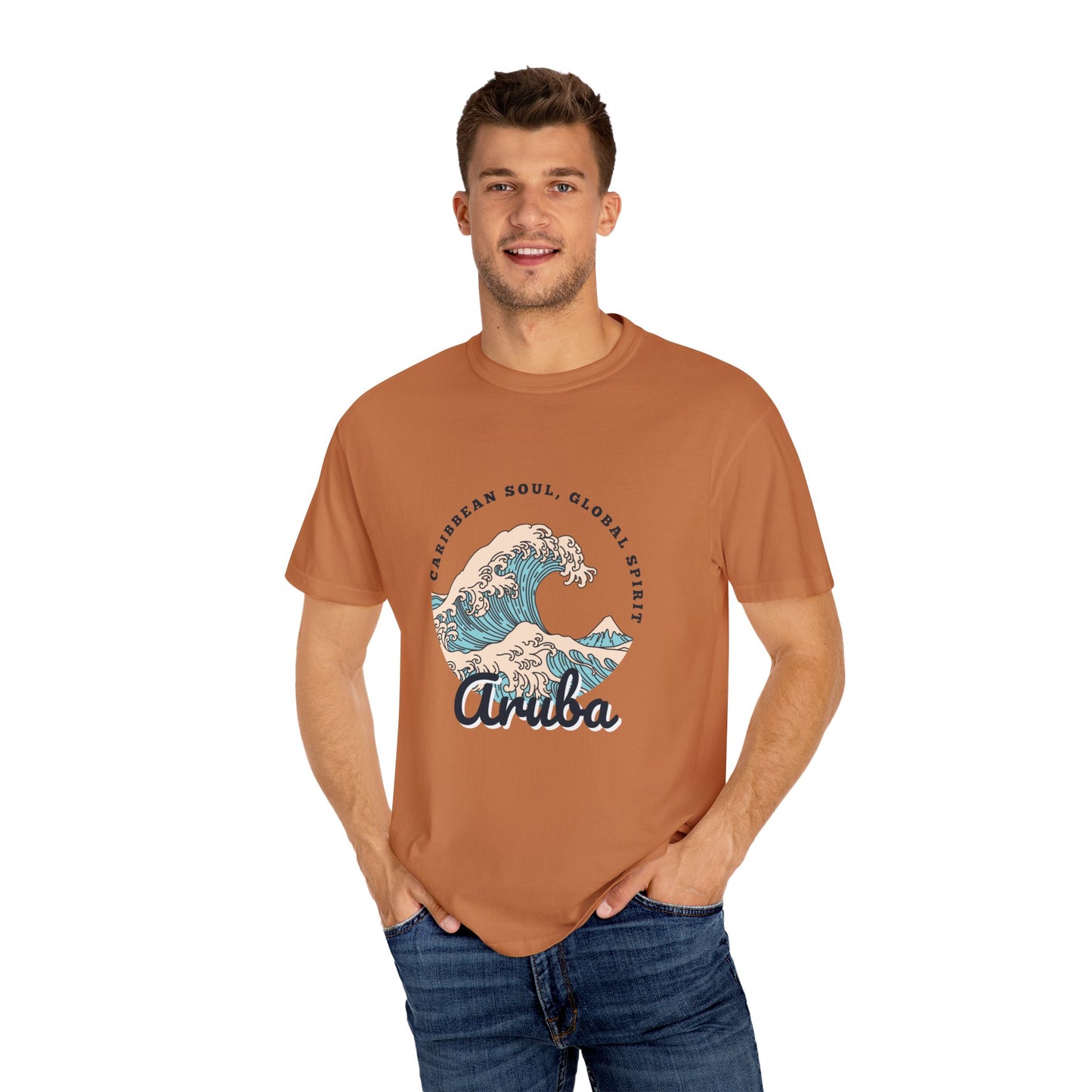 Caribbean Soul Unisex T-Shirt - Aruba Wave Design