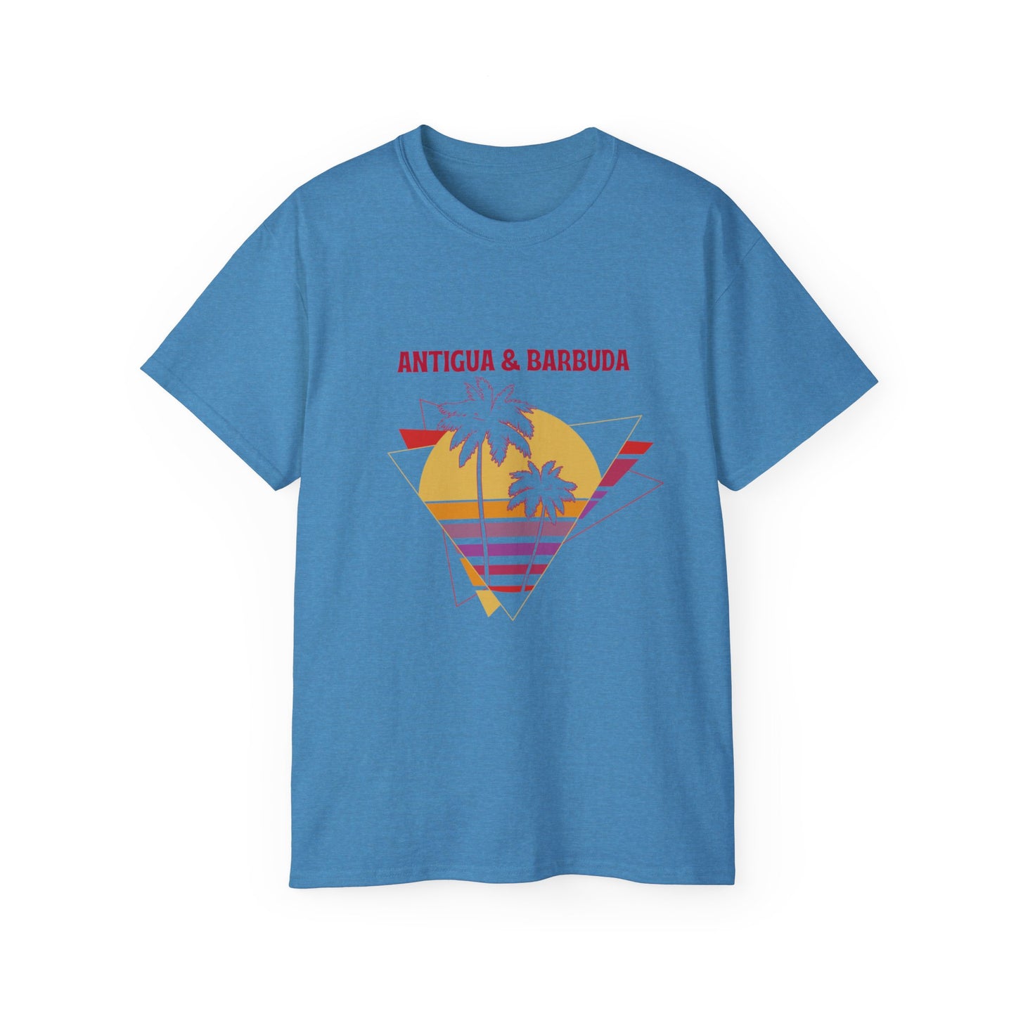 Antigua & Barbuda Vintage Graphic | Unisex Ultra Cotton T-Shirt | Retro Summer Style