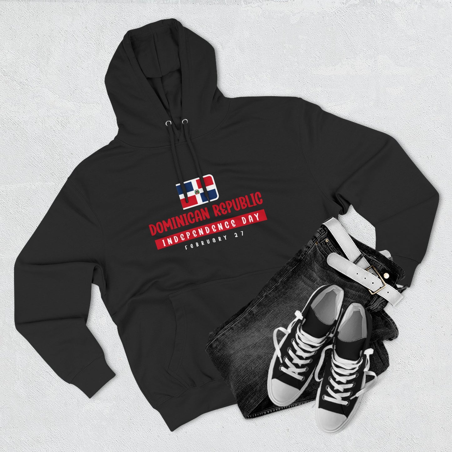 Dominican Republic Minimal Hoodie