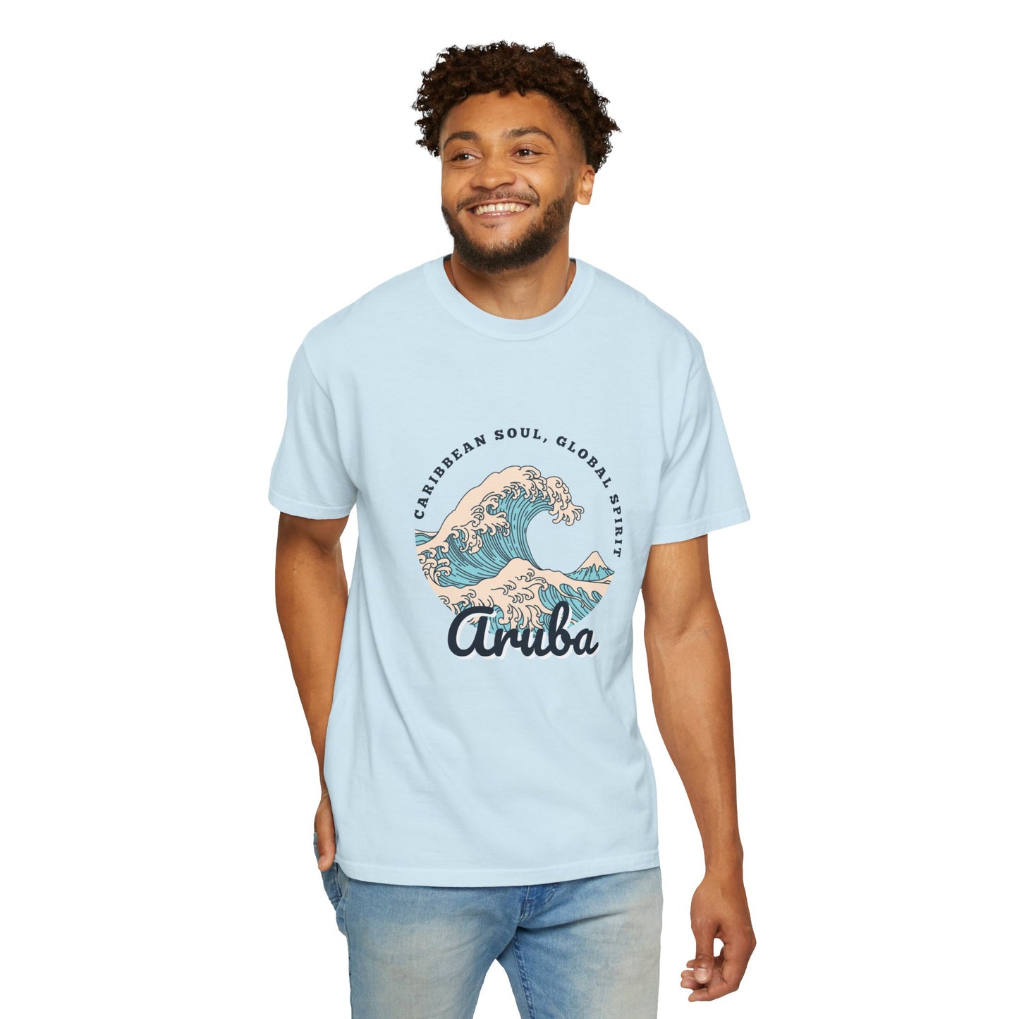 Caribbean Soul Unisex T-Shirt - Aruba Wave Design